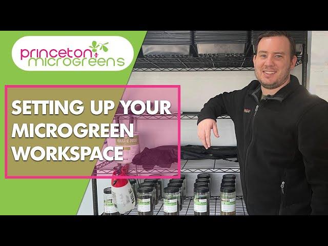 Microgreen Workspace Setup (Everything You Need to Get Started)