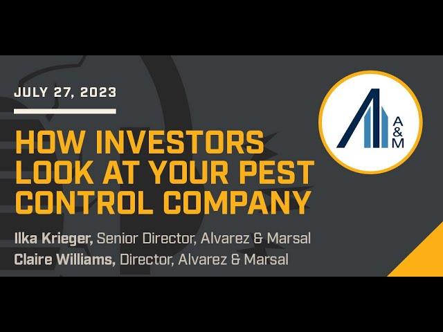 How Investors Look at Your Pest Control Company | PMP Industry insiders