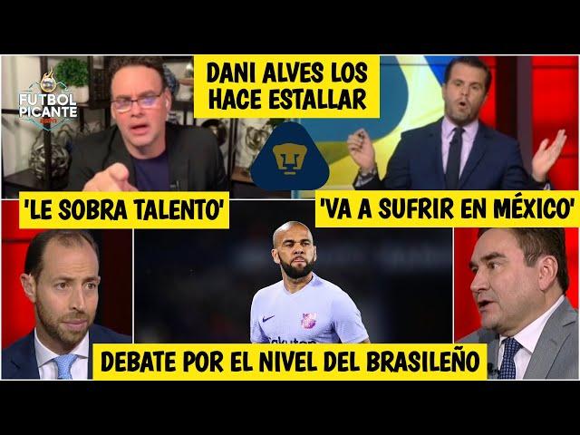 EXPLOTARON Faitelson LE DA EL OK a Dani Alves para Pumas. Ricardo Puig LO REPRUEBA | Futbol Picante