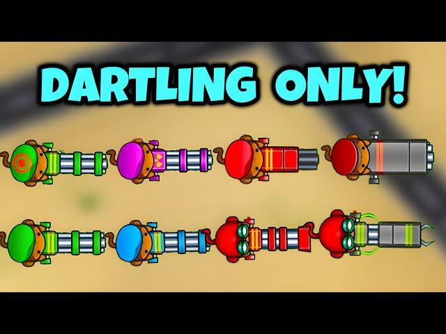 So I Got 80% WINRATE Using ONLY Dartling Strategies... (Bloons TD Battles)