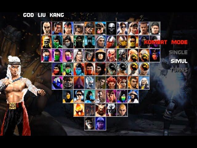 Mortal Kombat The Dragon Tournament - GOD LIU KANG Gameplay Playthrough