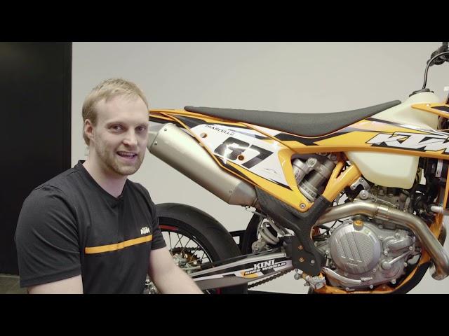 Umbau einer KTM 500 EXC Sixdays 2021 zu einer Supermoto