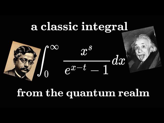 THE BOSE-EINSTEIN INTEGRAL