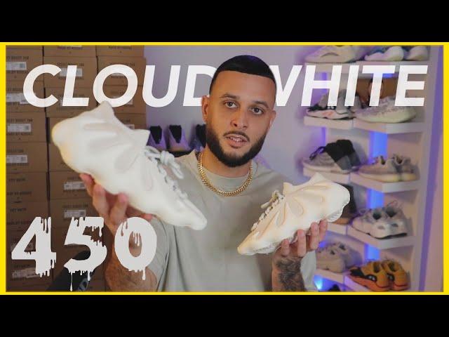 Adidas YEEZY 450 Cloud White Review + On Foot