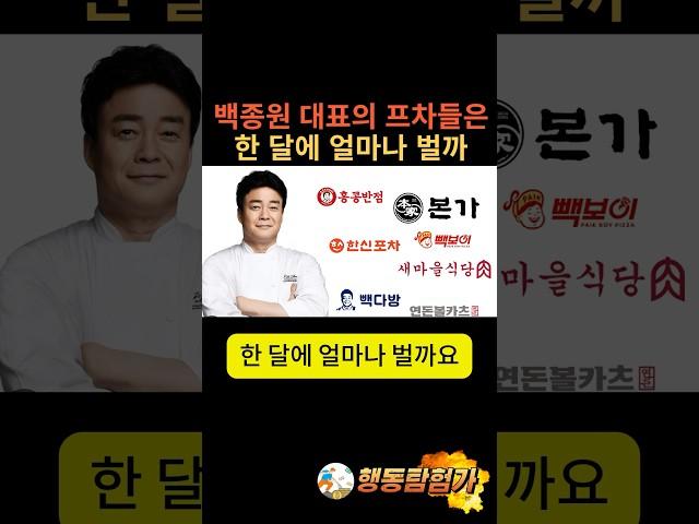백종원 프랜차이즈 점주들이 불안한 이유