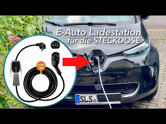 E-Auto an Haushaltssteckdose laden -  Wie gut geht das wirklich ? Test mit dem AWESAFE EV-Charger