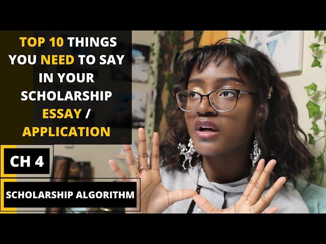 The Scholarship Essay Formula — Top 10 Things you NEED to say in your scholarship essay/ application