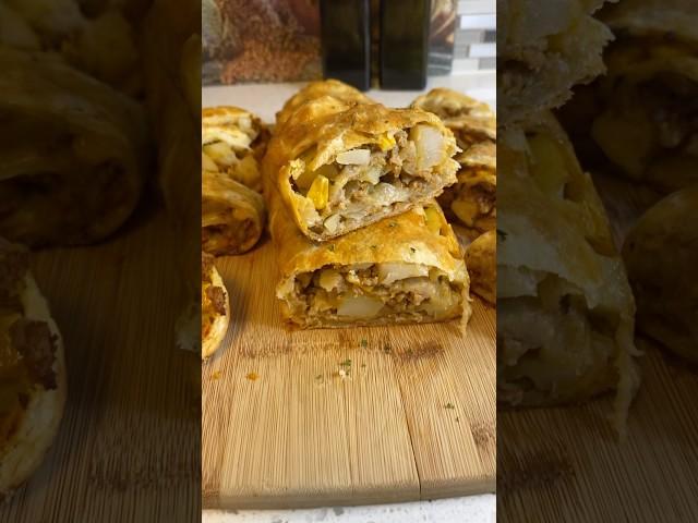 Meat & Potato Roll!!  #jazz #delicoius #groundturkey #potato