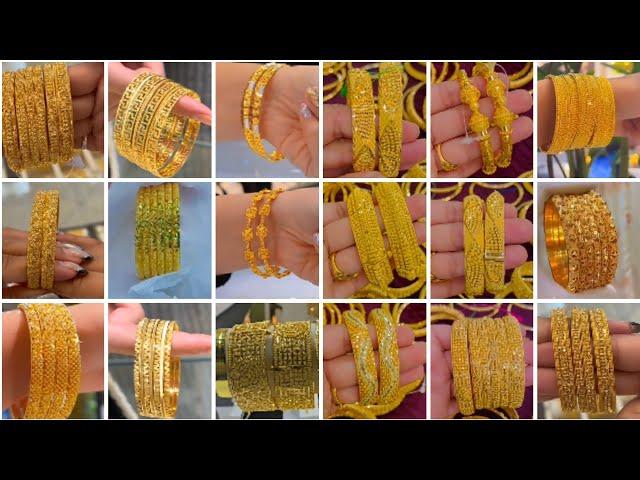 50+ Trending 22K Gold Bangles Designs 2025 | Royal Elegance for Every Occasion/Bridal Gold Bangles