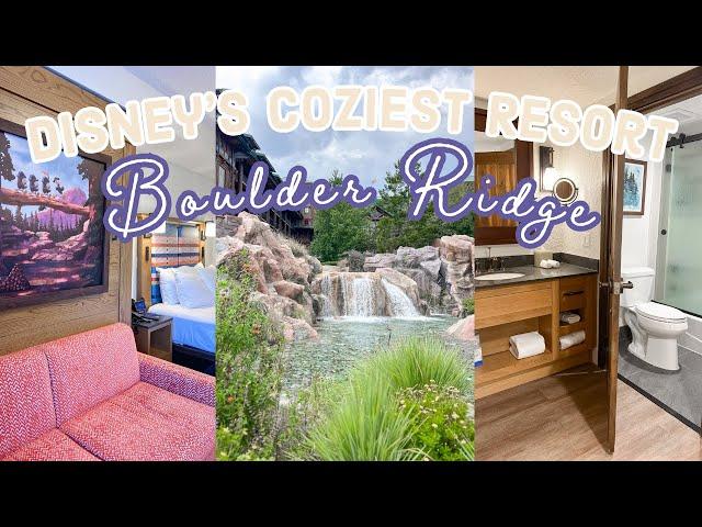 Disney's Coziest Resort! | Wilderness Lodge Boulder Ridge Studio Tour