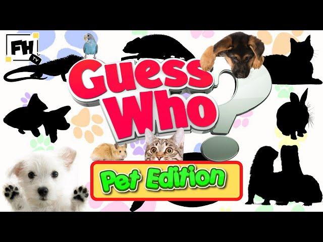 Guess Who? Family Workout Pets Edition | What Is This? Family Fitness