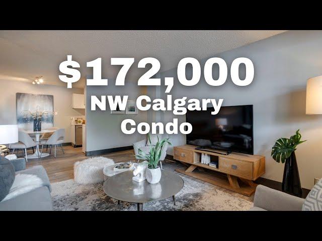 Tour a $172,000 NW Calgary 2 Bedroom Condo For Sale - Location Location