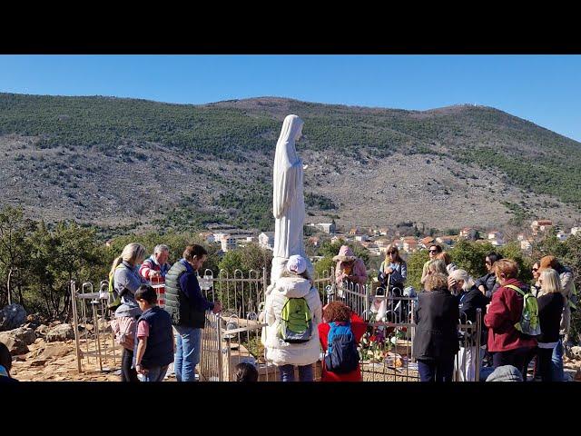 WOW ! WHAT HAPPENS ON TOP OF APPARITION HILL MEDJUGORJE