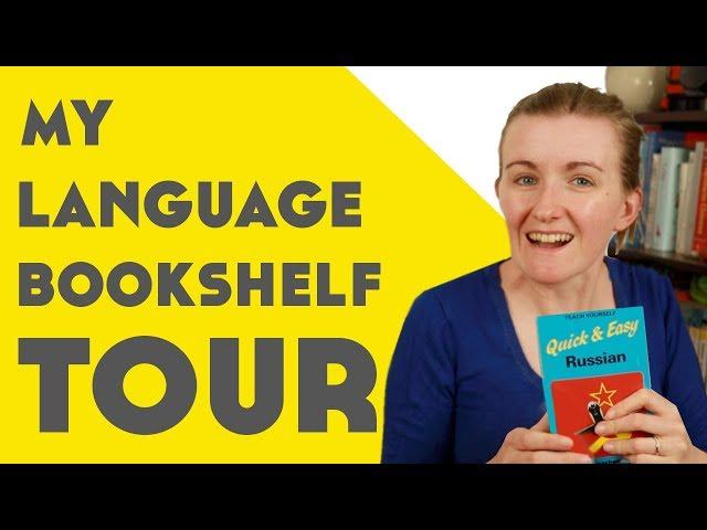 My Language Bookshelf Tour║Lindsay Does Languages Video