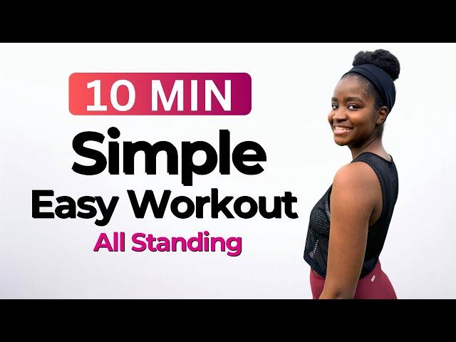 10 MIN EASY AT HOME FAT BURN WORKOUT | Beginner-Friendly | Fun Workout