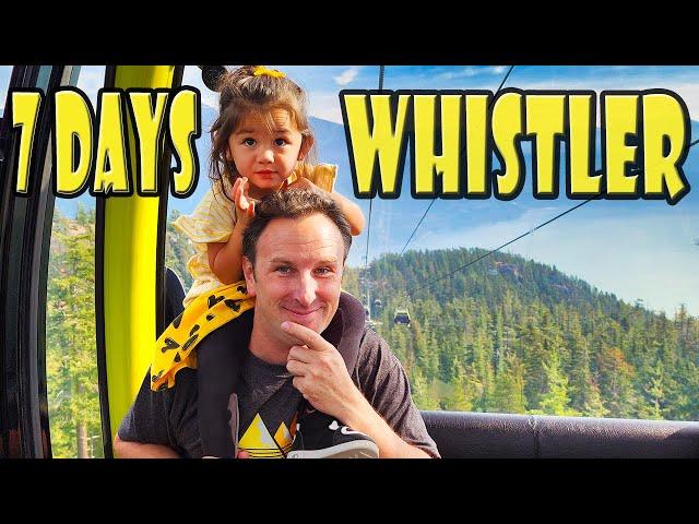 WHISTLER FAMILY TRAVEL VLOG: The Land of Lakes and Peaks