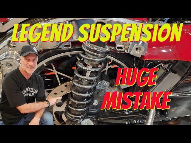 Legend Suspension Upgrade on a Harley | Don't Make these Mistakes