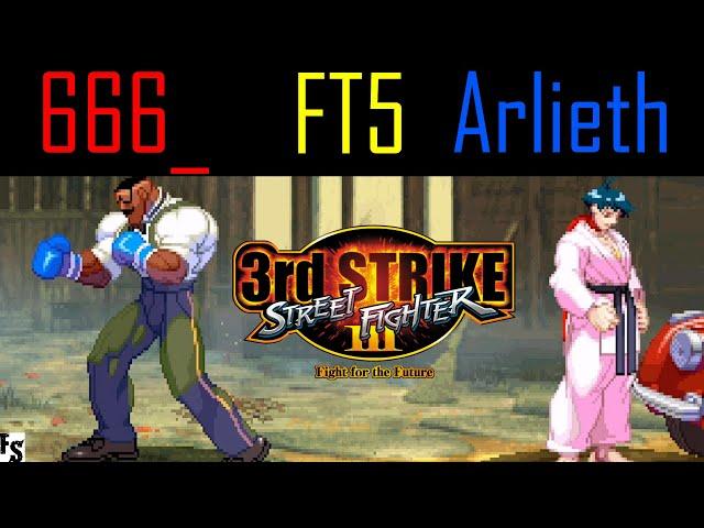 Street Fighter III: Third Strike - 666_ [Dudley] vs Arlieth [Makoto] (Fightcade FT5)