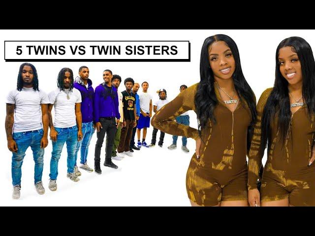 5 SETS OF TWINS VS TWIN SISTERS: TM TWINS| TWICE AS NICE Ep.1