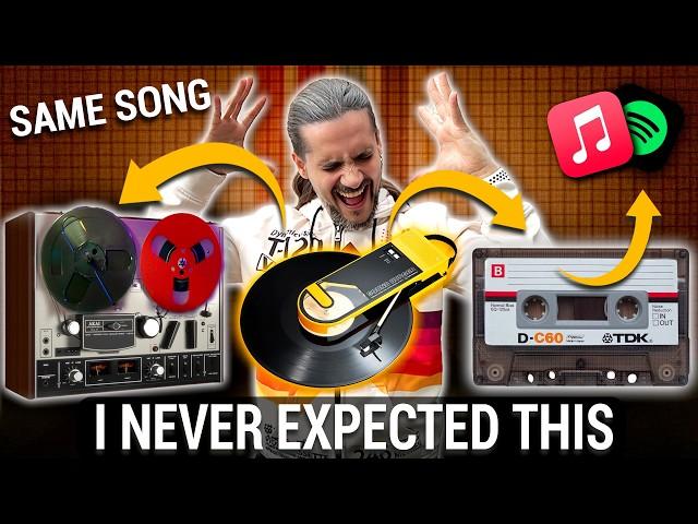 I Compared Vinyl vs Tape vs Cassette vs Streaming – Results were SHOCKING!