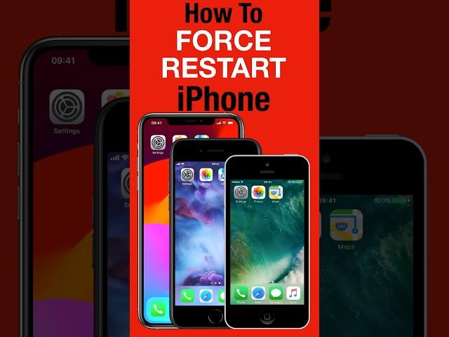 How To Force Restart iPhone #shorts