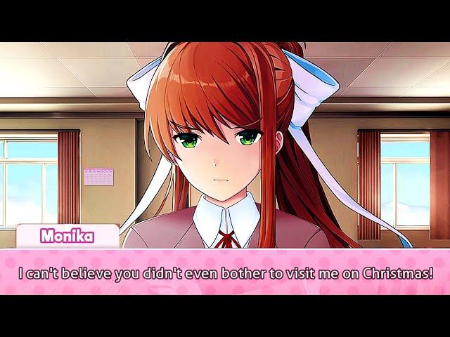 What Happens if You Don't Visit Monika on Christmas? | "Monika After Story" Mod