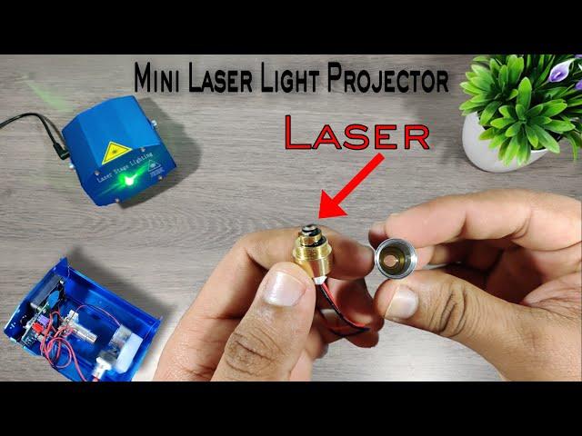 Mini Laser Light Projector, Stage Lighting, Sound Activated, For Party, Full Review And TEARDOWN !!!