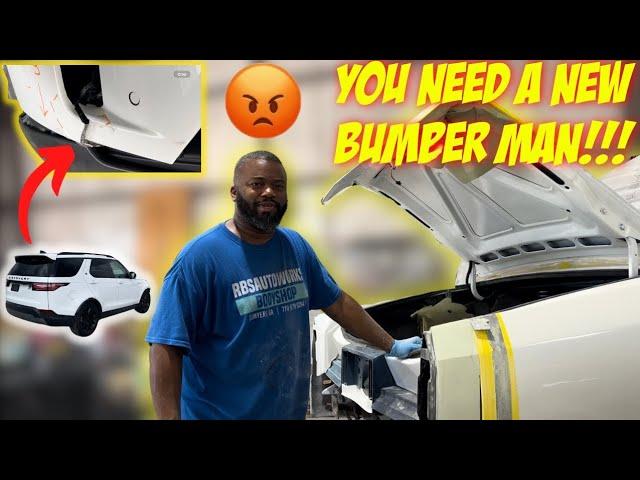 We Got Into A Heated Argument About Fixing My Front Bumper On My Land Rover Discovery From Copart