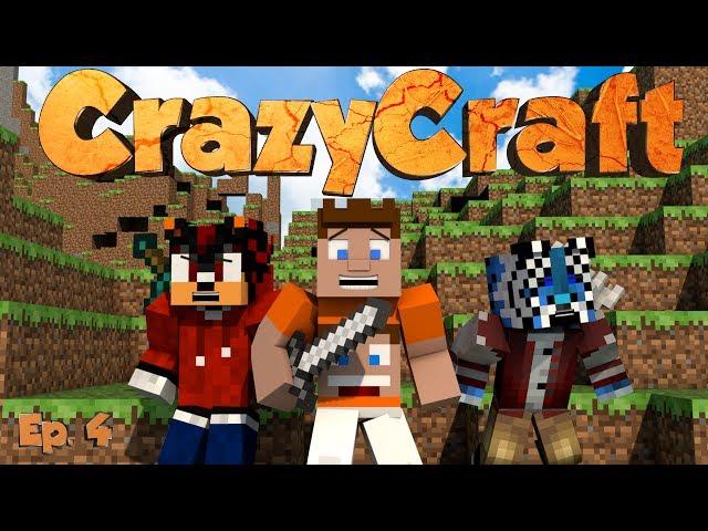 CRAZYCRAFT - EPISODE 4 - GOLDEN APPLE COWS - With ShadowShak & ChaseKayzer (Minecraft)