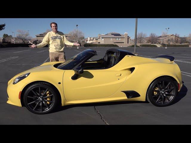 The Alfa Romeo 4C Spider is a Baby Supercar