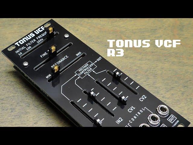 Re-introducing Tonus VCF r3 Eurorack Filter Demo ARP 2600 4012