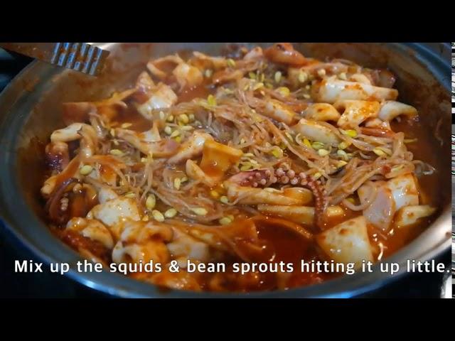 Amway iCook demonstrates with Spicy Squid bean sprouts!!(암웨이쿡 오징어콩나물찜!)