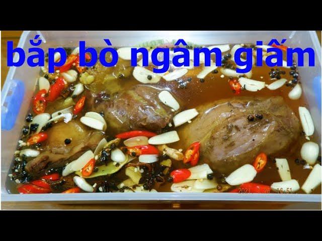 CÁCH LÀM BẮP BÒ NGÂM GIẤM ĐƠN GIẢN /ẨM THỰC PHÙNG TẤN