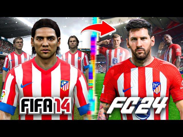 I Rebuild Atletico From FIFA 14 to FC 24!