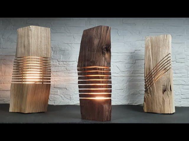 Home decor DIY easy  |  How to make amazing wooden lamp 