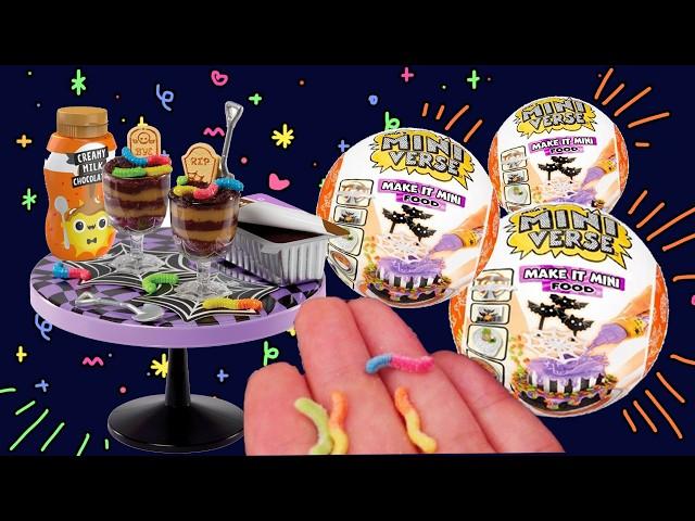 This Mini Sized Gummy Is So CUTE!!  Unboxing miniverse Halloween season 2 & Happy Hour