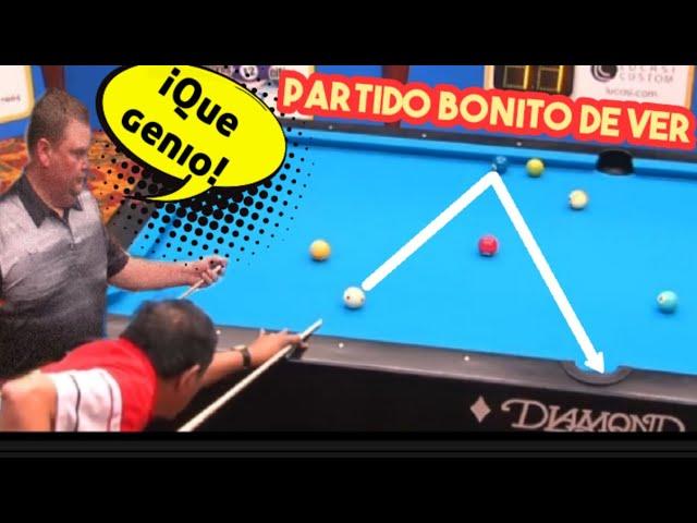 ️EL MAGO️ ENCARA AL MEJOR JUGANDO POOL POR BANDAS | Efren  Reyes VS Shannon Daulton