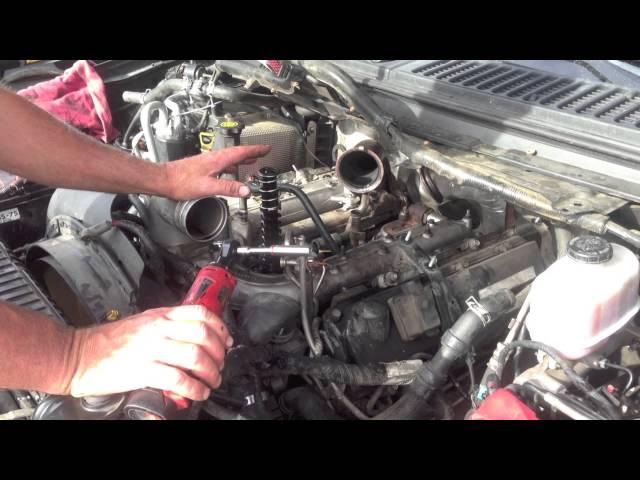 Bulletproof EGR cooler with Ford oil cooler. 6.0 Powerstroke