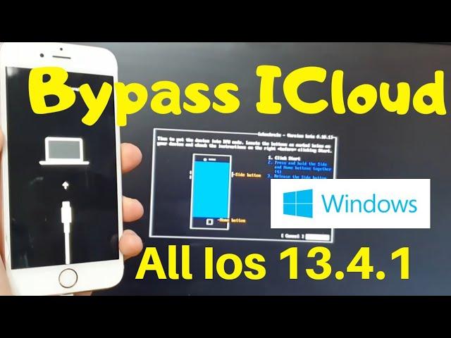 [ Windows Solution ] One-click bypass Icloud all IOS 13 TO 13.4.1 Jailbreak & Cydia Fix Hang on Logo