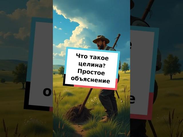 Что такое целина? Простое объяснение #образование #русскийязык #интересное #словарь #экология