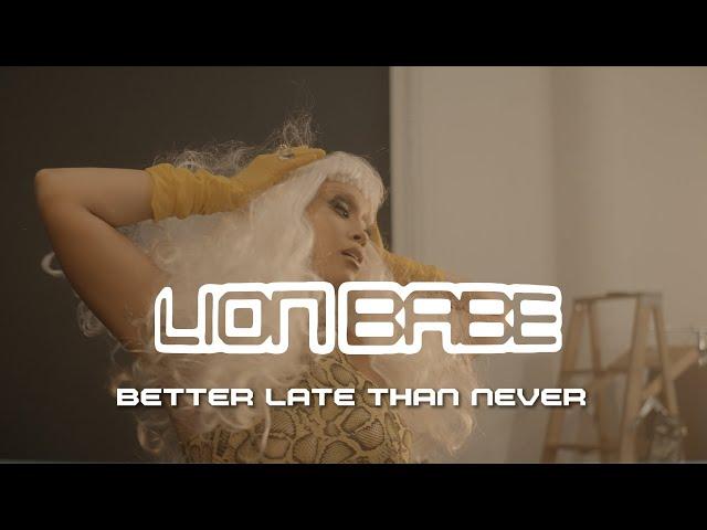 LION BABE - Better Late Than Never (Visualizer with Lyrics)