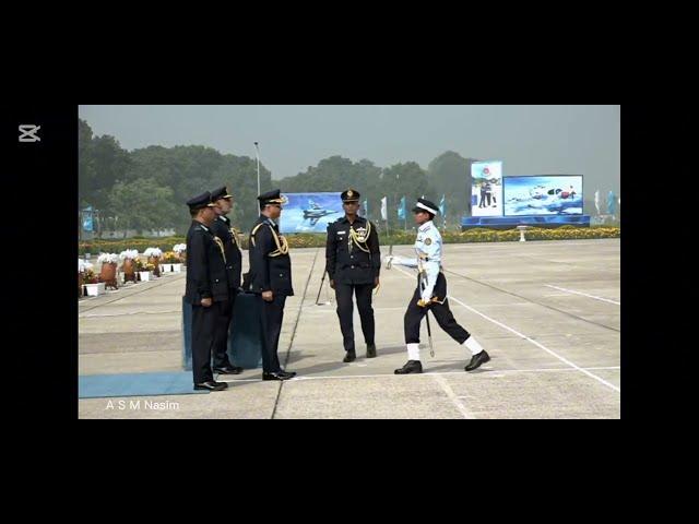 BAFA 85 LC "Sward Of Honour" recipients on President Parade 2024. Bangladesh Air Force Academy.