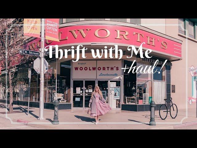 Antique Shop with Me at the Historic Woolworths Store & Diner | Thrift Haul 2021