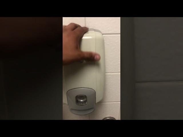 How to open a soap dispenser