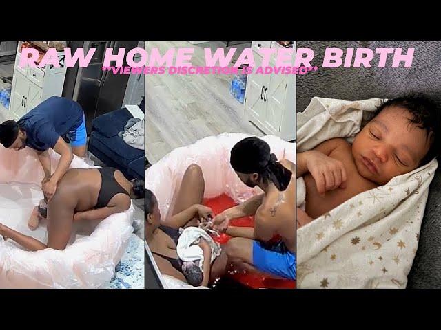 Unassisted Home Water Birth| Raw and Real Experience| All Glory To God