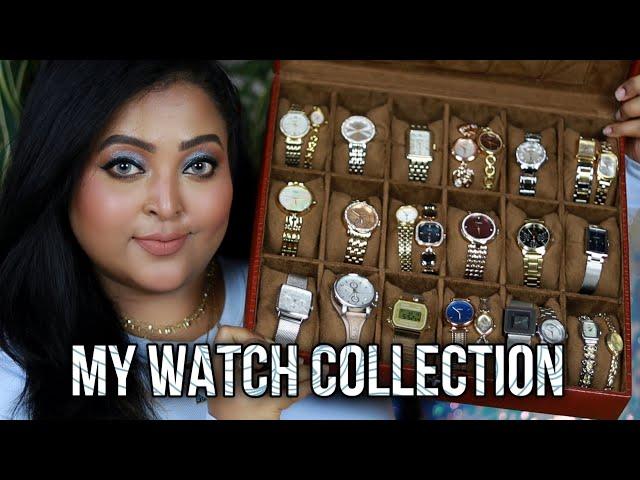 MY WATCH COLLECTION 2024|| Titan/Fossil/Timex/Casio/Sonata/Angora| My Favourite 25 WATCHES till date