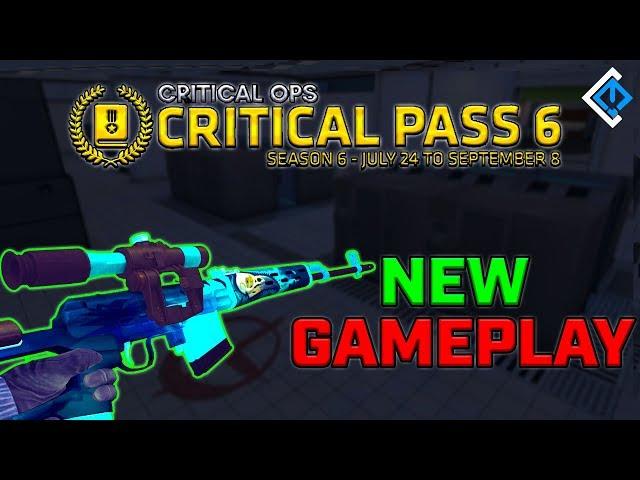 Critical Ops Update 1.8.0 - New Critical Pass Season 6 + New Gun SVD Gameplay!