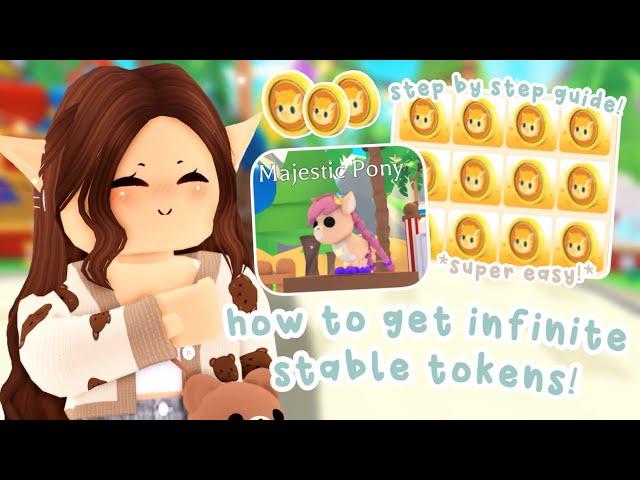 How To Get INFINITE STABLE TOKENS In Adopt Me!  | *SUPER EASY!* 