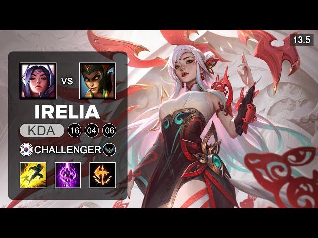 Irelking Irelia vs Cassiopeia Top - KR Challenger - Patch 13.5 Season 13