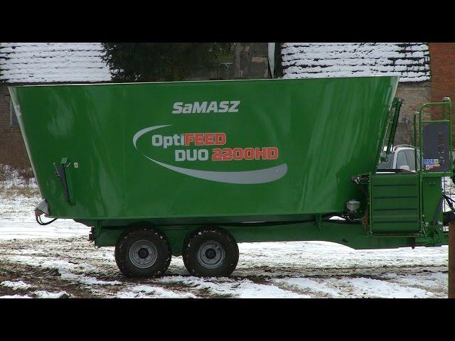 SaMASZ OptiFEED DUO 2200HD - Mixer feeders-Futtermischwagen // Wóz paszowy 2-ślimakowy SaMASZ